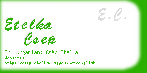 etelka csep business card